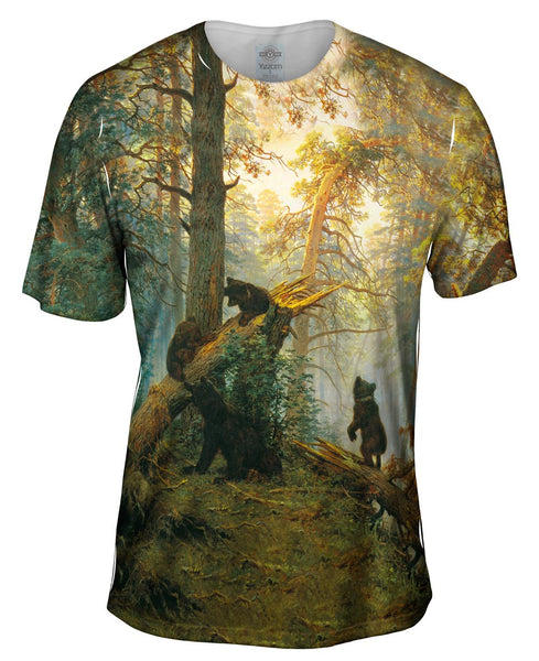Ivan Shishkin - "Morning In A Pine Forest" (1889) Mens T-Shirt