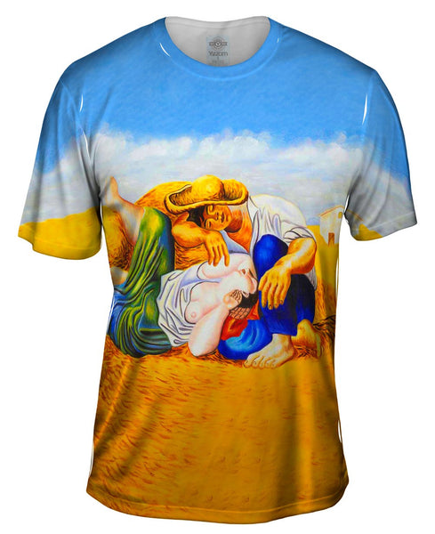 Pablo Picasso - "Sleeping Peasants" (1919) Mens T-Shirt