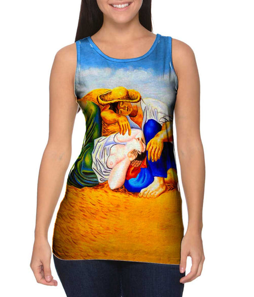 Pablo Picasso - "Sleeping Peasants" (1919) Womens Tank Top