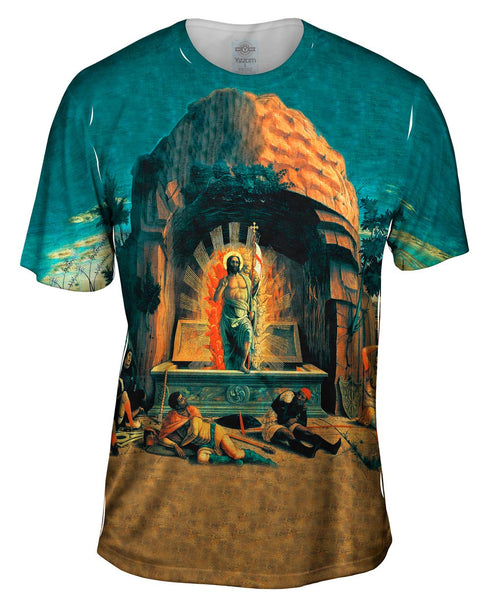 Andrea Mantegna - "The Resurrection" (1459) Mens T-Shirt
