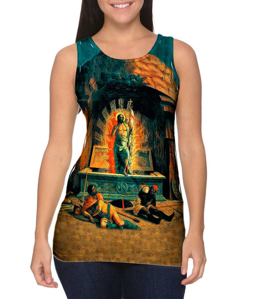 Andrea Mantegna - "The Resurrection" (1459) Womens Tank Top