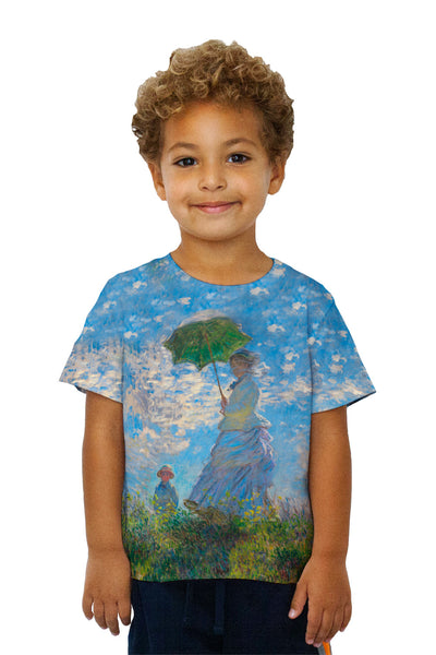Kids Claude Monet - "La Promenade" (1875) Kids T-Shirt