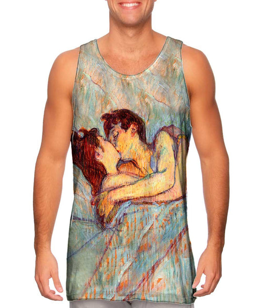 Henri De Toulouse Lautrec - "In Bed The Kiss" (1892)&nbsp;Mens Tank Top
