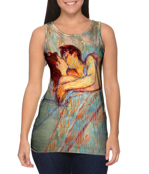 Henri De Toulouse Lautrec - "In Bed The Kiss" (1892)&nbsp;Womens Tank Top
