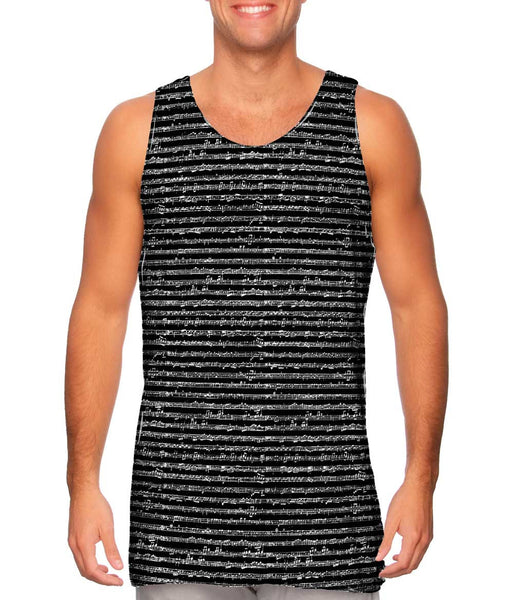 Sheet Music Notes - "Wolfgang Amadeus Mozart"&nbsp;Mens Tank Top