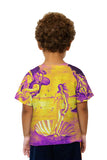 Kids Botticelli Venus - "Pop Art Yellow Purple" (1486)