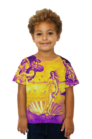 Kids Botticelli Venus - "Pop Art Yellow Purple" (1486)