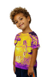 Kids Botticelli Venus - "Pop Art Yellow Purple" (1486)