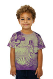 Kids Botticelli Venus - "Pop Art Green Mauve" (1486)