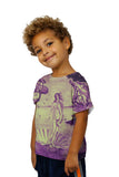 Kids Botticelli Venus - "Pop Art Green Mauve" (1486)