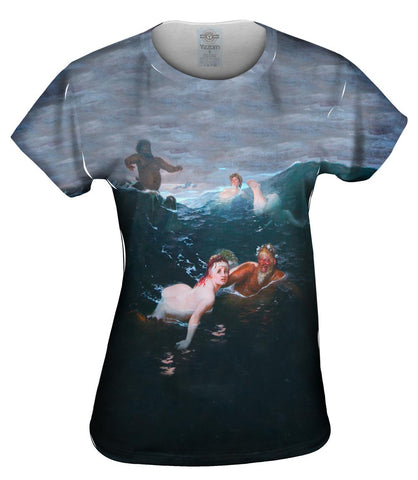 Arnold Bocklin - "Playing In The Waves" (1883)