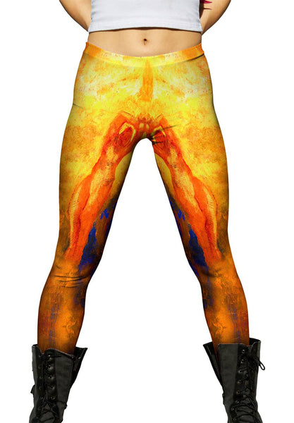 Odilon Redon - "Angelica On The Rock" (1904)&nbsp;Womens Leggings