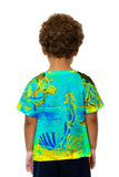 Kids Botticelli Venus - "Pop Art Green Blue" (1486)