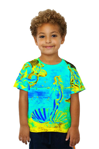 Kids Botticelli Venus - "Pop Art Green Blue" (1486)