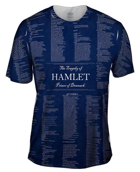 William Shakespeare Literature - "The Tragedy Of Hamlet" (1560) Mens T-Shirt