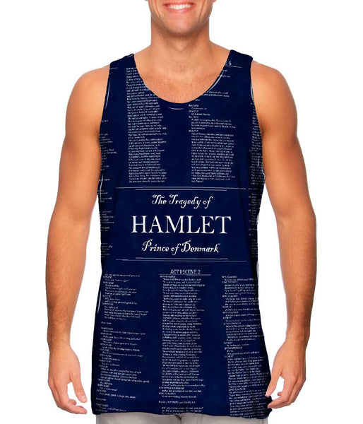 William Shakespeare Literature - "The Tragedy Of Hamlet" (1560) Mens Tank Top