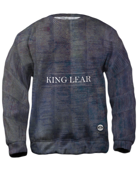 William Shakespeare Literature - "King Lear" (1606) Mens Sweatshirt