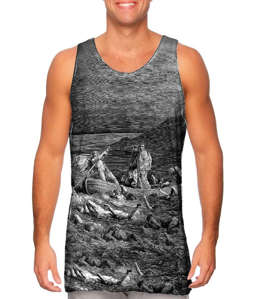 Gustave Dore - "The Inferno Canto 8" (1857) Mens Tank Top