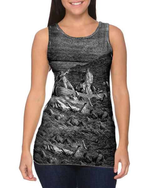 Gustave Dore - "The Inferno Canto 8" (1857) Womens Tank Top