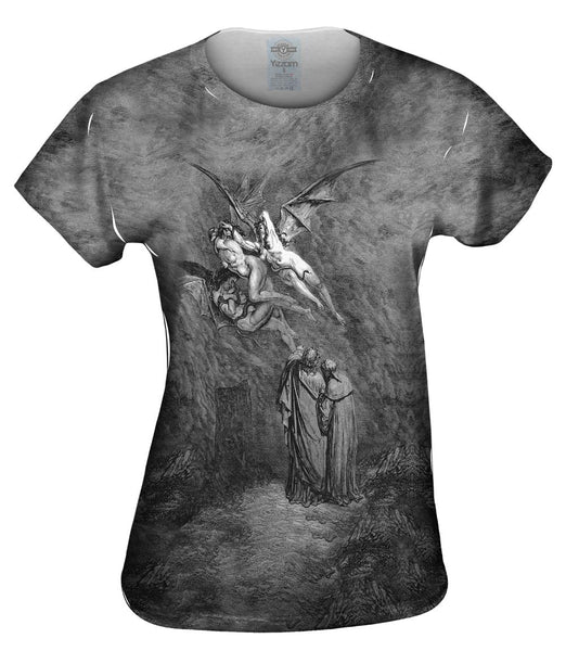 Gustave Dore - "The Inferno Canto 9" (1857) Womens Top