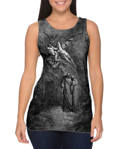 Gustave Dore - "The Inferno Canto 9" (1857) Womens Tank Top