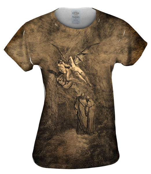 Gustave Dore - "The Inferno Canto 9 Antique" (1857) Womens Top
