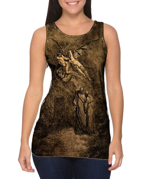 Gustave Dore - "The Inferno Canto 9 Antique" (1857) Womens Tank Top