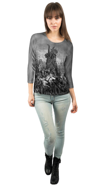 Gustave Dore - "Death Of Eleazer" (1866)&nbsp;Womens 3/4 Sleeve