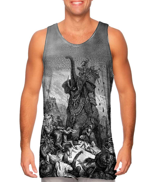 Gustave Dore - "Death Of Eleazer" (1866) Mens Tank Top