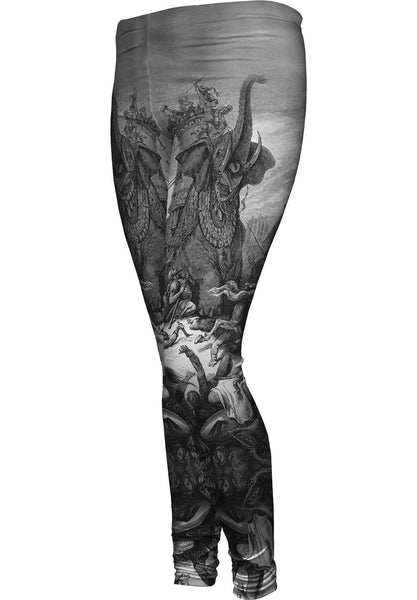 Gustave Dore - "Death Of Eleazer" (1866) Womens Leggings