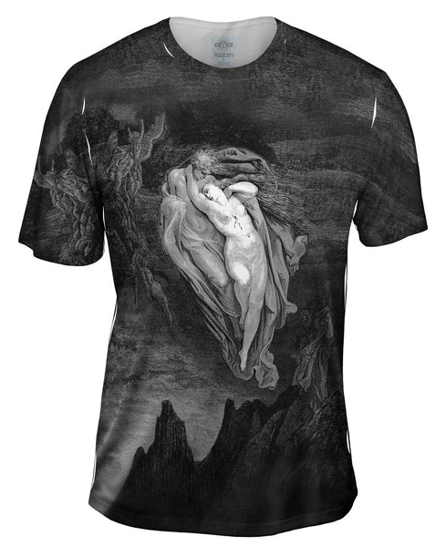 Gustave Dore - "The Inferno Canto 5" (1857) Mens T-Shirt