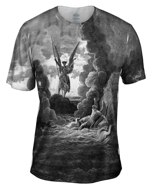 Gustave Dore - "Paradise Lost 2" (1857) Mens T-Shirt