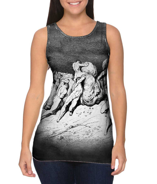 Gustave Dore - "The Hoarders And Wasters" (1857) Womens Tank Top