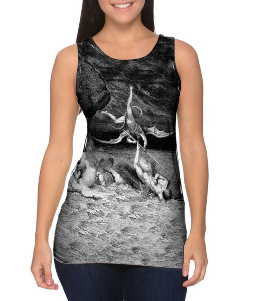 Gustave Dore - "The Inferno Canto 22" (1857) Womens Tank Top