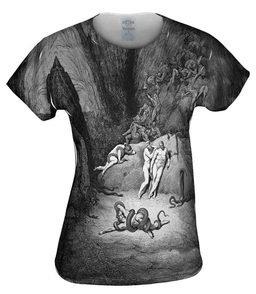 Gustave Dore - "The Inferno Canto 25" (1857) Womens Top
