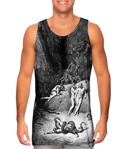 Gustave Dore - "The Inferno Canto 25" (1857) Mens Tank Top