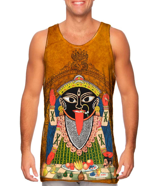 India - "Kali Orange" Mens Tank Top