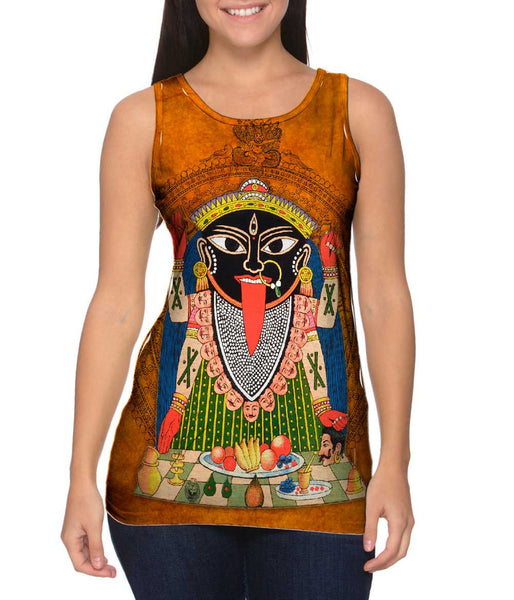 India - "Kali Orange"&nbsp;Womens Tank Top