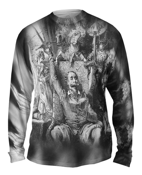 Gustave Dore - "The Art Of Immersion Fear Of Fiction" (1857) Mens Long Sleeve