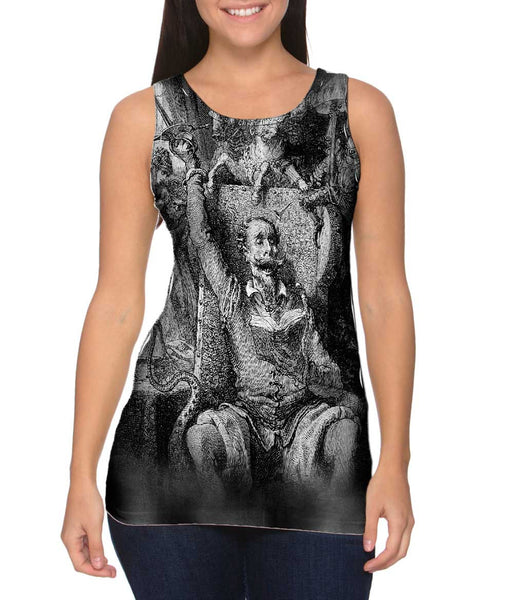 Gustave Dore - "The Art Of Immersion Fear Of Fiction" (1857) Womens Tank Top