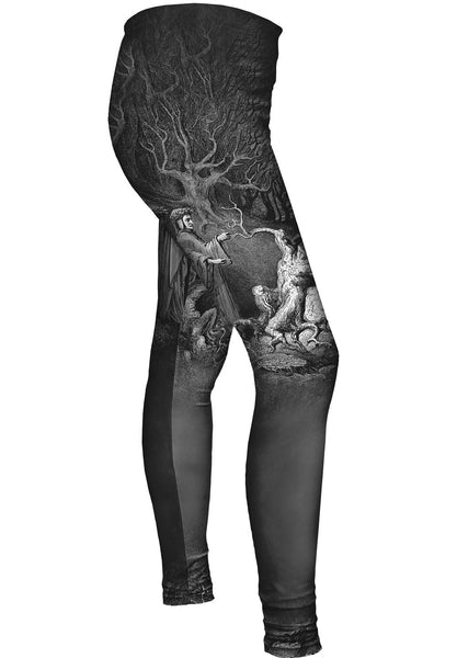 Gustave Dore - "The Inferno Canto 13" (1857) Womens Leggings