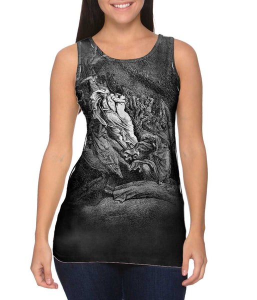 Gustave Dore - "Dantes Inferno Dante Has A Touch Of The Vapours" (1857) Womens Tank Top