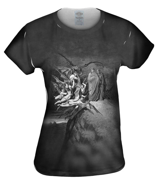 Gustave Dore - "The Inferno Canto 21" (1857) Womens Top