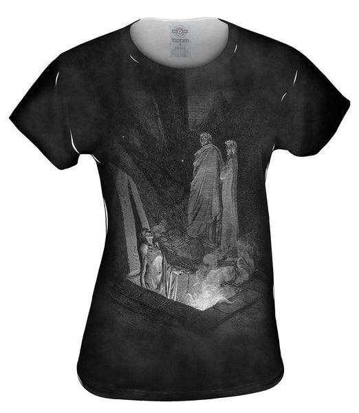 Gustave Dore - "The Inferno Canto 10" (1857) Womens Top