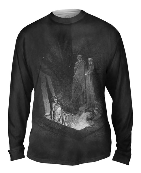 Gustave Dore - "The Inferno Canto 10" (1857) Mens Long Sleeve