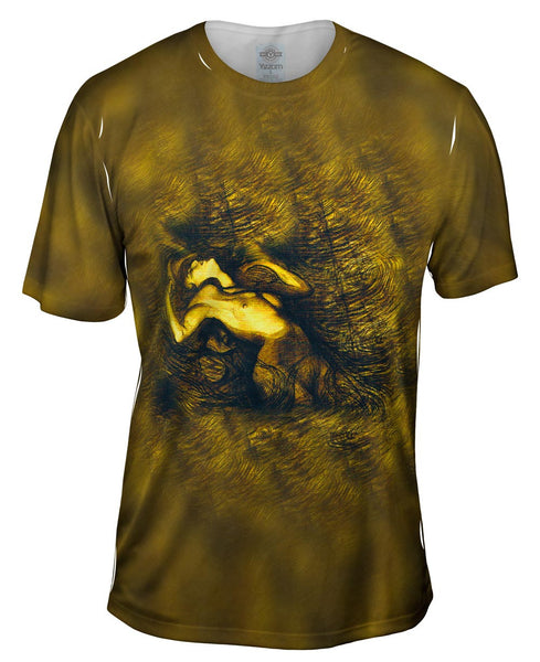 Jean Delville - "Der Zyklus Der Leidenschaften" (1890) Mens T-Shirt