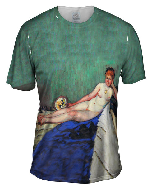 Paul Hoecker - "Akt Mit Straub" (1895) Mens T-Shirt