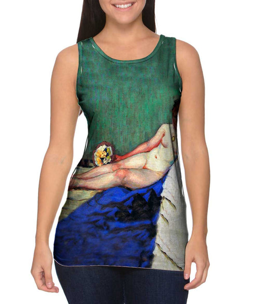 Paul Hoecker - "Akt Mit Straub" (1895)&nbsp;Womens Tank Top