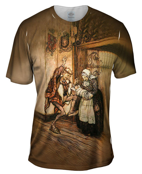 Arthur Rackham - "Happy Boy" Mens T-Shirt