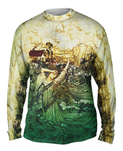 Arthur Rackham - "Lost In The Danube"